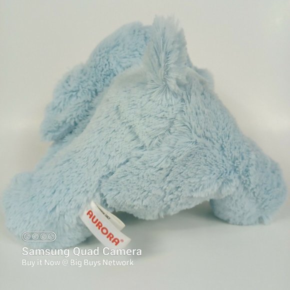 Aurora World Lil Benny Phant Shaggy Blue Elephant Plush 9" Toy Stuffed Animal - Picture 12 of 12